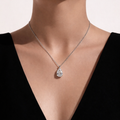 10+ Carats Lab-Grown Diamond Pendant Necklace - F Color VS1