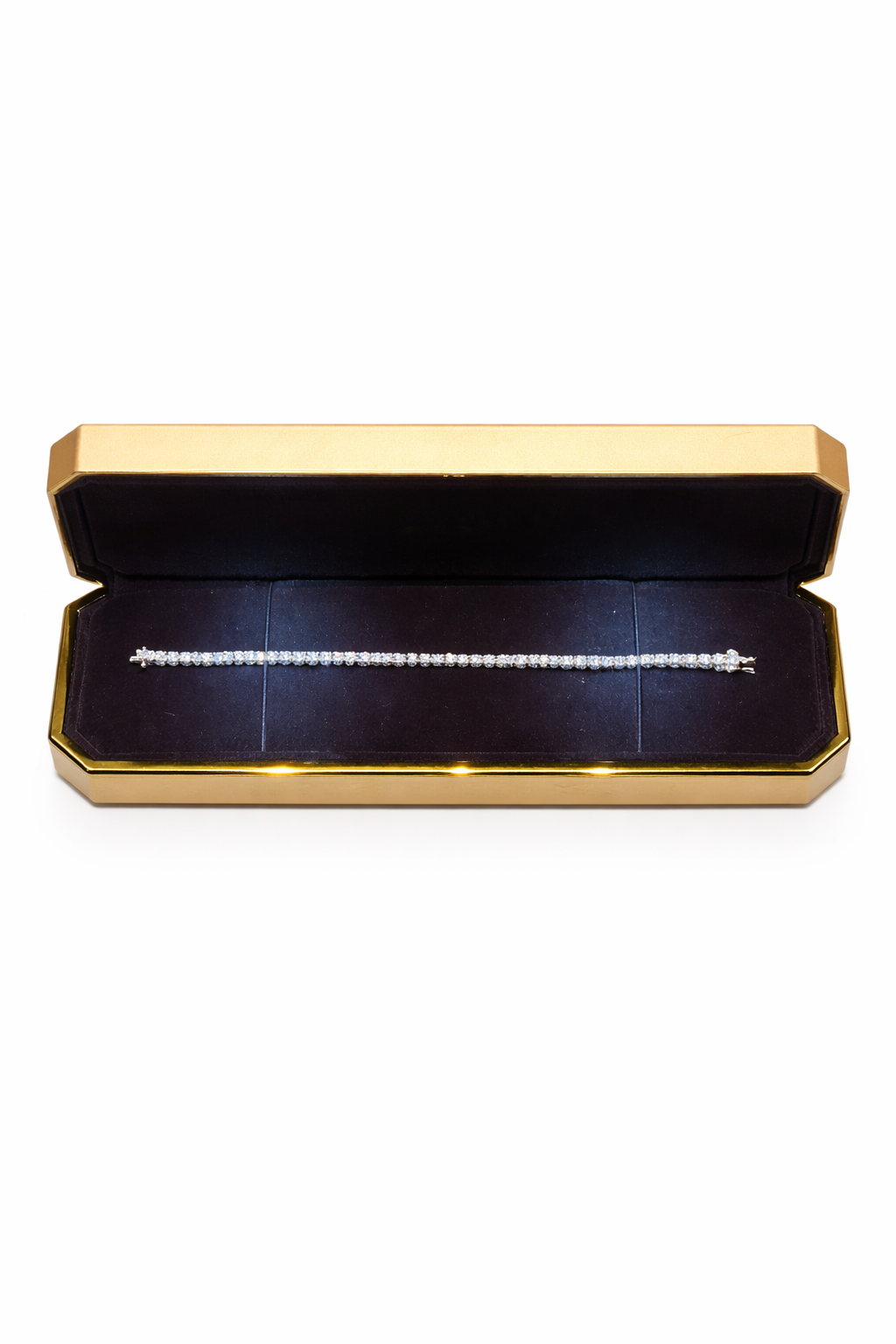 5+ Carats Diamond Tennis Bracelet - Gold - IGI certified