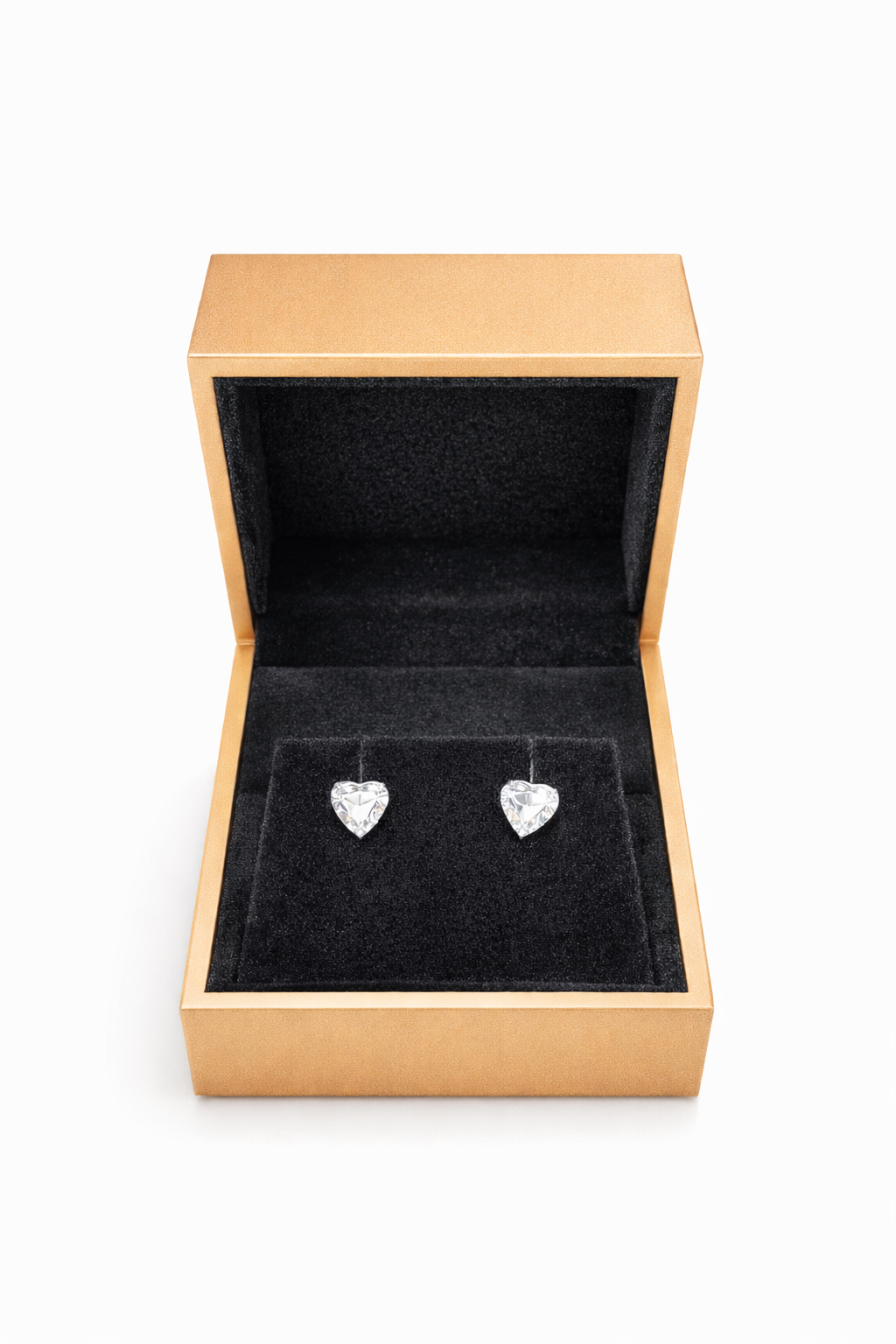 2+ Carats Diamond Earrings - 14K White Gold -  IGI Certified