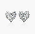 2+ Carats Diamond Earrings - 14K White Gold -  IGI Certified